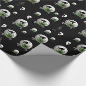 Papier Cadeau Papier d'enveloppement d'Halloween (Coin)