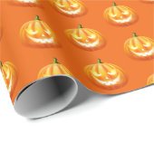 Papier Cadeau Papier d'enveloppement d'Halloween (Coin rond)
