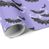 Papier Cadeau Papier d'enveloppement d'Halloween (Coin rond)