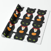 Papier Cadeau Papier d'enveloppement d'Halloween (Déroulé)