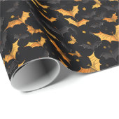 Papier Cadeau Papier d'enveloppement d'Halloween (Coin rond)