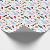 Papier Cadeau Papier d'enveloppement d'icônes de Caroline du Nor (Coin)