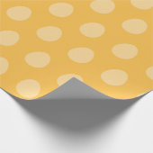 Papier Cadeau Papier d'enveloppement d'oeufs de Pâques jaune (Coin)