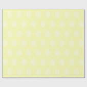Papier Cadeau Papier d'enveloppement d'oeufs de Pâques jaune cit (Plat)