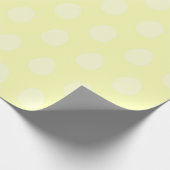 Papier Cadeau Papier d'enveloppement d'oeufs de Pâques jaune cit (Coin)