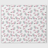 Papier Cadeau Papier d'enveloppement d'oiseaux (Plat)