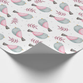 Papier Cadeau Papier d'enveloppement d'oiseaux (Coin)