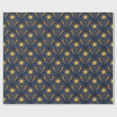 Papier Cadeau Papier d'enveloppement d'oiseaux flou (Plat)