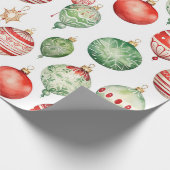 Papier Cadeau Papier d'enveloppement d'ornement d'arbre ! (Coin)