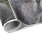 Papier Cadeau Papier d'enveloppement d'ours grizzli (Coin rond)