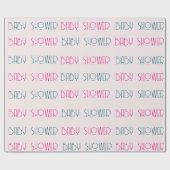 Papier Cadeau Papier d'enveloppement doux à un Baby shower (Plat)