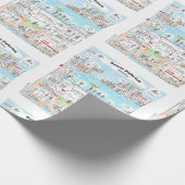 Papier Cadeau Papier d'enveloppement du patriot d'équipe (Coin)