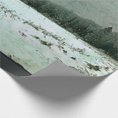 Papier Cadeau Papier d'enveloppement du paysage d'hiver (Coin)