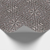 Papier Cadeau Papier d'enveloppement en argent en maille métalli (Coin)