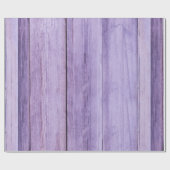 Papier Cadeau Papier d'enveloppement en bois violet rustique (Plat)
