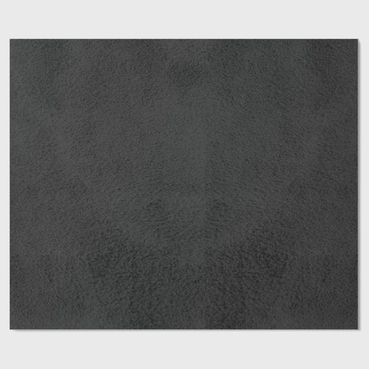 Papier Cadeau Papier d'enveloppement en daim noir (Plat)