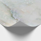 Papier Cadeau Papier d'enveloppement en marbre bleu parties scin (Coin)