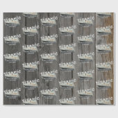 Papier Cadeau Papier d'enveloppement en Titanic rustique (Plat)