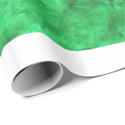 Papier Cadeau Papier d'enveloppement en velours vert émeraude (Coin rond)