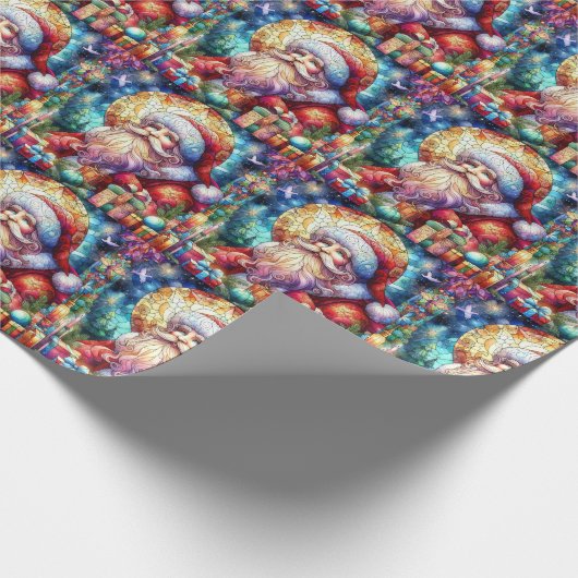 Papier Cadeau Papier d'enveloppement en verre teint d'aquarelle (Coin)