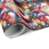 Papier Cadeau Papier d'enveloppement en verre teint d'aquarelle (Coin rond)