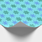 Papier Cadeau Papier d'enveloppement festif de Noël joyeux (Coin)