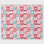 Papier Cadeau Papier d'enveloppement fin hiver (Plat)