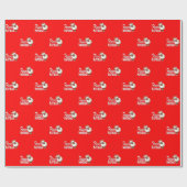 Papier Cadeau Papier d'enveloppement Fleece Navidad (Plat)