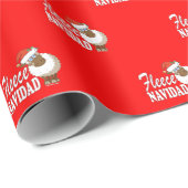 Papier Cadeau Papier d'enveloppement Fleece Navidad (Coin rond)