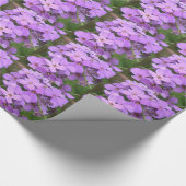 Papier Cadeau Papier d'enveloppement Fleur sauvage violet (Coin)