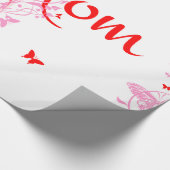 Papier Cadeau Papier d'enveloppement Floral Maman (Coin)