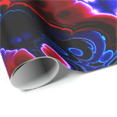 Papier Cadeau Papier d'enveloppement Fractal Art 2-3 (Coin rond)