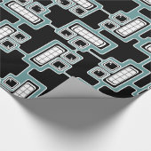 Papier Cadeau Papier d'enveloppement futuriste transparent