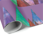 Papier Cadeau Papier d'enveloppement géométrique (Coin rond)