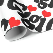 Papier Cadeau Papier d'enveloppement Gigi (Coin rond)