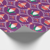 Papier Cadeau Papier d'enveloppement Gnome de Noël mignon (Coin)