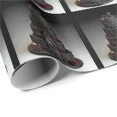 Papier Cadeau Papier d'enveloppement gothique (Coin rond)