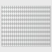 Papier Cadeau Papier d'enveloppement grand gris et blanc (Plat)