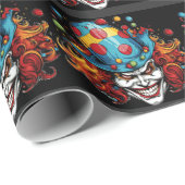 Papier Cadeau Papier d'enveloppement Halloween/Joker (Coin rond)