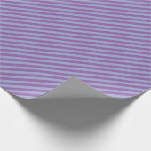Papier Cadeau Papier d'enveloppement HAMbWG - Bande violet à deu (Coin)