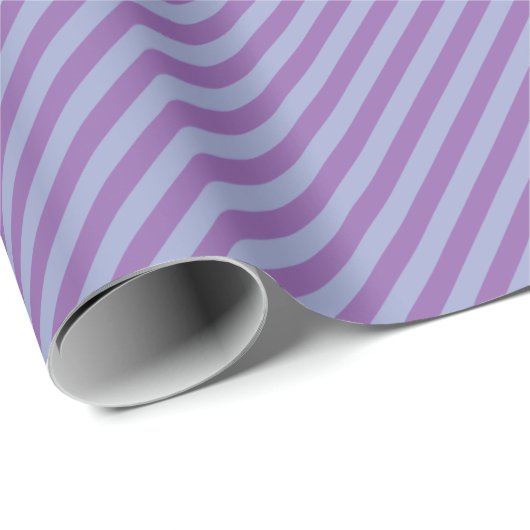 Papier Cadeau Papier d'enveloppement HAMbWG - Bande violet à deu (Coin rond)
