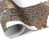 Papier Cadeau Papier d'enveloppement Hippo (Coin rond)