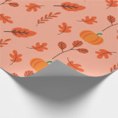 Papier Cadeau Papier d'enveloppement intime pour Citrouille d'au (Coin)