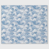 Papier Cadeau Papier d'enveloppement japonais Nami (Plat)