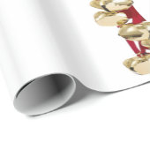 Papier Cadeau Papier d'enveloppement Jingle Bells (Coin rond)