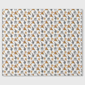 Papier Cadeau Papier d'enveloppement Kung Fu (Plat)