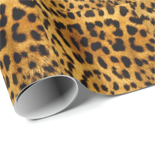 Papier Cadeau Papier d'enveloppement Leopard 2 (Coin rond)