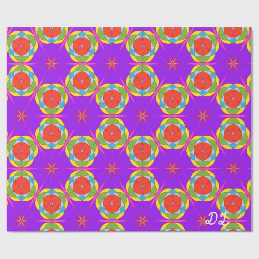 Papier Cadeau Papier d'enveloppement liquide en marbre Abstrait (Plat)