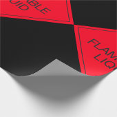 Papier Cadeau Papier d'enveloppement liquide inflammable