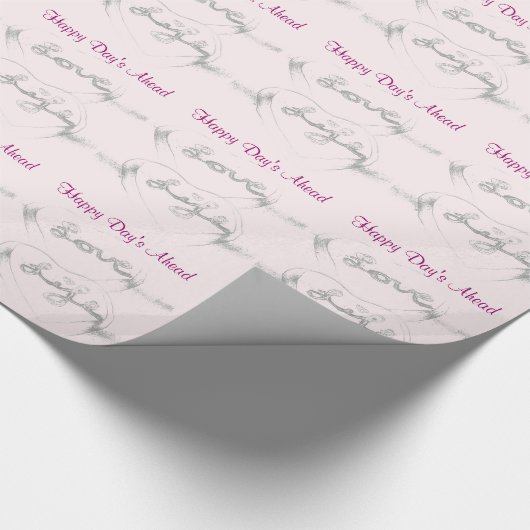 Papier Cadeau Papier d'enveloppement Love Life (Coin)